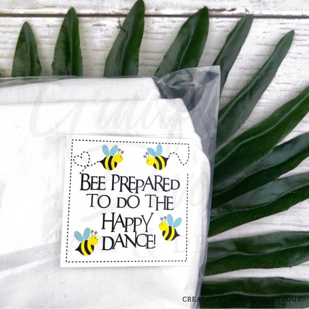 πBee Prepared To Do The Happy Dance! - 2" (inches) (48ct.) Stickers - Picture 5 of 5
